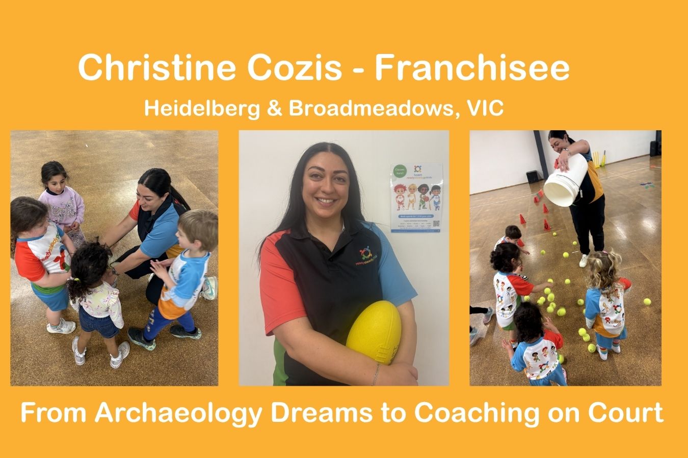 Primary image for From Archaeology Dreams to Coaching on Court: Christine Cozis Brings RSGK to North VIC article
