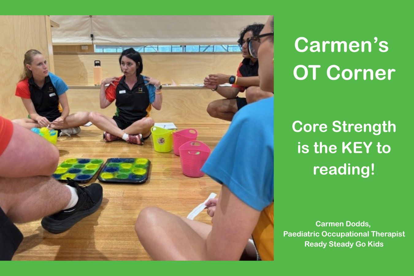 Primary image for Carmen's Corner  - Why Core Strength is the secret to reading article