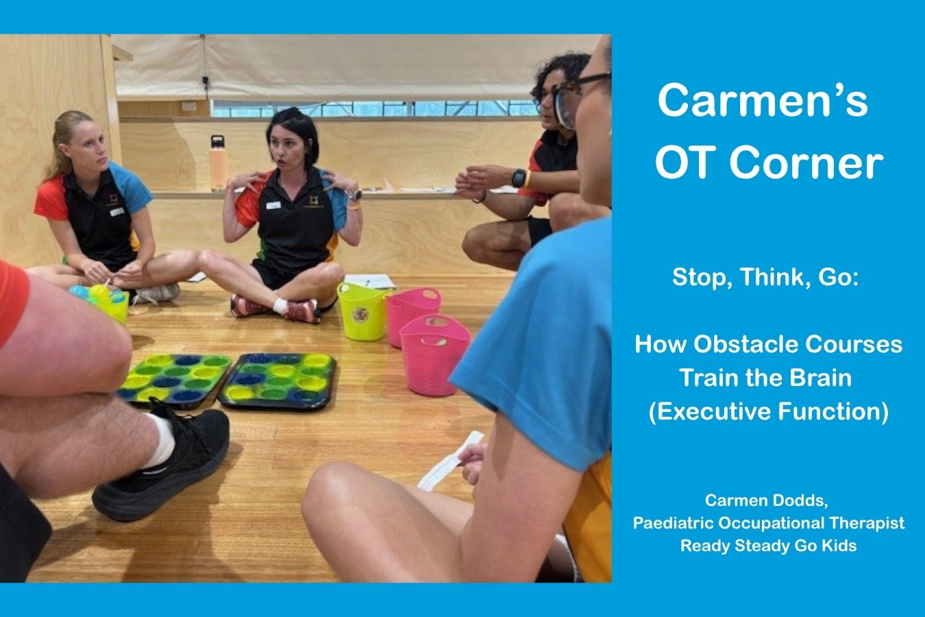 Primary image for Carmen's Corner: Stop, Think, Go: How Obstacle Courses Train the Brain (Executive Function) article